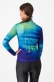 CASTELLI Cyklistický dres s dlhým rukávom zimný - PHASE - viacfarebná/modrá