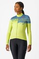 CASTELLI Cyklistický dres s dlhým rukávom zimný - UNLIMITED THERMAL 2 W - žltá
