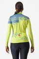 CASTELLI Cyklistický dres s dlhým rukávom zimný - UNLIMITED THERMAL 2 W - žltá