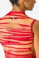 CASTELLI Cyklistický dres bez rukávov - INSIDER 2 W - červená