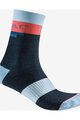 CASTELLI Cyklistické ponožky klasické - VELOCISSIMA 2 THERMAL - modrá