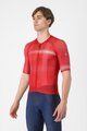 CASTELLI Cyklistický dres s krátkym rukávom - CLIMBER´S A/C - červená