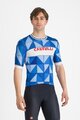 CASTELLI Cyklistický dres s krátkym rukávom - HERITAGE - modrá
