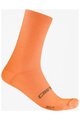 CASTELLI Cyklistické ponožky klasické - ESPRESSO 18 - oranžová