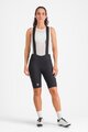 CASTELLI Cyklistické nohavice krátke s trakmi - FREE AERO RACE S W - čierna