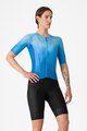 CASTELLI Cyklistické nohavice krátke s trakmi - A/C W - čierna