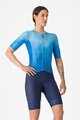 CASTELLI Cyklistické nohavice krátke s trakmi - A/C W - modrá