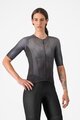 CASTELLI Cyklistický dres s krátkym rukávom - A/C W - čierna
