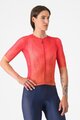 CASTELLI Cyklistický dres s krátkym rukávom - A/C W - červená
