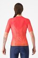 CASTELLI Cyklistický dres s krátkym rukávom - A/C W - červená
