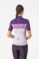 CASTELLI Cyklistický dres s krátkym rukávom - ELEGANTE - fialová/ružová/biela