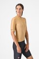 CASTELLI Cyklistický dres s krátkym rukávom - UNLIMITED W - hnedá
