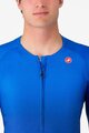 CASTELLI Cyklistický dres s dlhým rukávom letný - UPF LONG - modrá