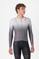 CASTELLI Cyklistický dres s dlhým rukávom letný - UPF LONG - strieborná/šedá