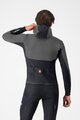 CASTELLI Cyklistická vetruodolná bunda - FLY UNLTD - čierna/šedá