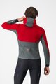 CASTELLI Cyklistická vetruodolná bunda - FLY UNLTD - červená/šedá