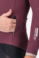 CASTELLI Cyklistická zateplená bunda - ALPHA 150 - bordová