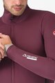 CASTELLI Cyklistická zateplená bunda - ALPHA 150 - bordová