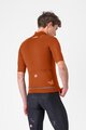 CASTELLI Cyklistická vetruodolná bunda - DO.DI.CI. SHORT SLEEVE - hnedá