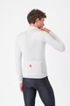 CASTELLI Cyklistický dres s dlhým rukávom zimný - PURO 4 - biela