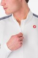 CASTELLI Cyklistický dres s dlhým rukávom zimný - PURO 4 - biela