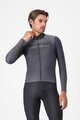 CASTELLI Cyklistický dres s dlhým rukávom zimný - APICE - šedá