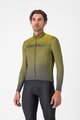 CASTELLI Cyklistický dres s dlhým rukávom zimný - APICE - zelená