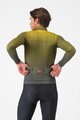 CASTELLI Cyklistický dres s dlhým rukávom zimný - APICE - zelená