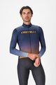 CASTELLI Cyklistický dres s dlhým rukávom zimný - APICE - modrá