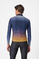 CASTELLI Cyklistický dres s dlhým rukávom zimný - APICE - modrá