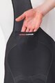 CASTELLI Cyklistické nohavice krátke s trakmi - OMLOOP THERMAL - čierna