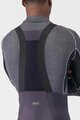 CASTELLI Cyklistické nohavice dlhé s trakmi - UNLIMITED - šedá