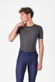 CASTELLI Cyklistické tričko s krátkym rukávom - MEDIO BASE LAYER - šedá