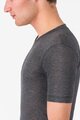 CASTELLI Cyklistické tričko s krátkym rukávom - MEDIO BASE LAYER - šedá