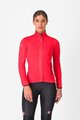 CASTELLI Cyklistická zateplená bunda - ALPHA 150 W - červená
