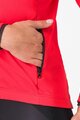 CASTELLI Cyklistická zateplená bunda - ALPHA 150 W - červená