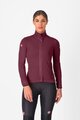 CASTELLI Cyklistická zateplená bunda - ALPHA 150 W - bordová