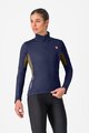 CASTELLI Cyklistická zateplená bunda - ENTRATA 2 W - modrá