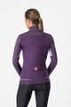 CASTELLI Cyklistická zateplená bunda - ENTRATA 2 W - fialová