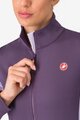 CASTELLI Cyklistická zateplená bunda - ENTRATA 2 W - fialová