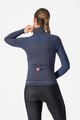 CASTELLI Cyklistický dres s dlhým rukávom zimný - SFIDA 3 - modrá