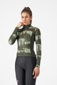 CASTELLI Cyklistický dres s dlhým rukávom zimný - BLUR THERMAL - zelená