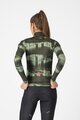 CASTELLI Cyklistický dres s dlhým rukávom zimný - BLUR THERMAL - zelená