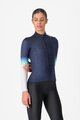 CASTELLI Cyklistický dres s dlhým rukávom zimný - CORSO THERMAL - modrá