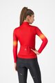 CASTELLI Cyklistický dres s dlhým rukávom zimný - CORSO THERMAL - červená