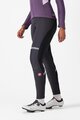 CASTELLI Cyklistické nohavice dlhé s trakmi - POLARE 2 W - čierna