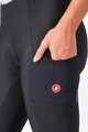 CASTELLI Cyklistické nohavice dlhé s trakmi - UNLIMITED W DT - čierna