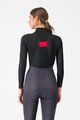 CASTELLI Cyklistické tričko s dlhým rukávom - FLANDERS 2 WARM W - čierna