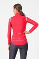 CASTELLI Cyklistická zateplená bunda - PERFETTO ROS 3 W - červená