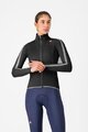 CASTELLI vodeodolná bunda - ULTRA W RAIN CAPE - čierna